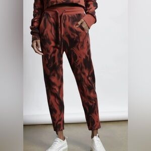 Twenty Montréal Hyper Reality Flames Knit Joggers- NWT